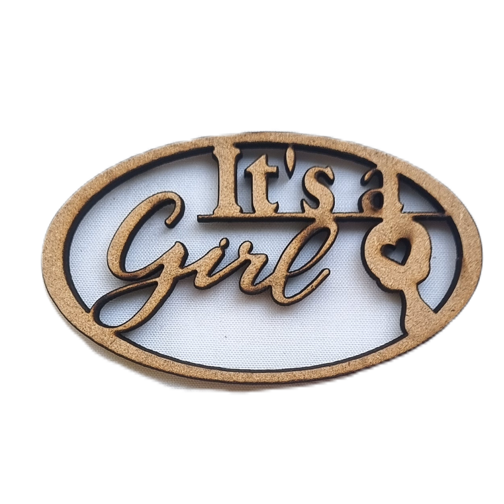 It’s a Girl Word Cutout MDF Decorative Emblishments – My Blog