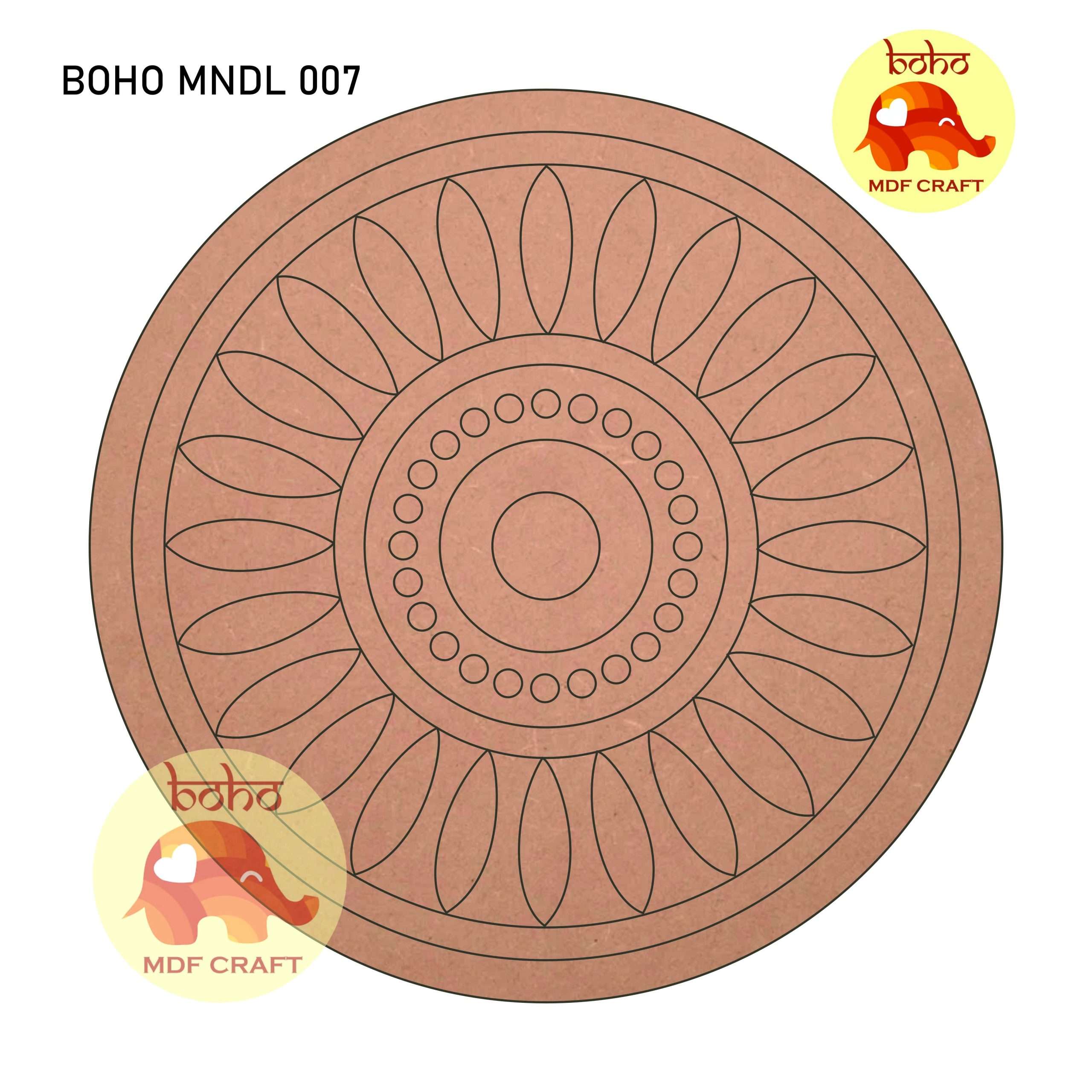 PREMARKED MANDALA BASE 07