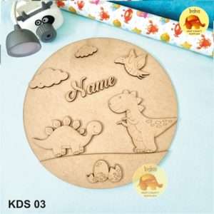 DINOSOUR CUSTOMISED NAME PLATE