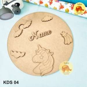 UNICORN CUSTOMISED NAME PLATE