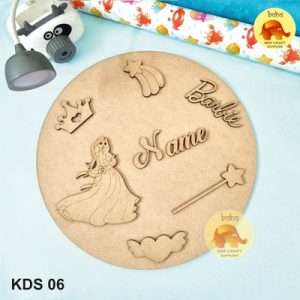 BARBIE CUSTOMISED NAME PLATE